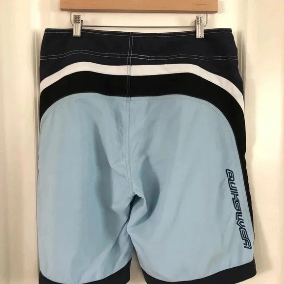 Quicksilver Blue Board Shorts - Picture 2 of 12